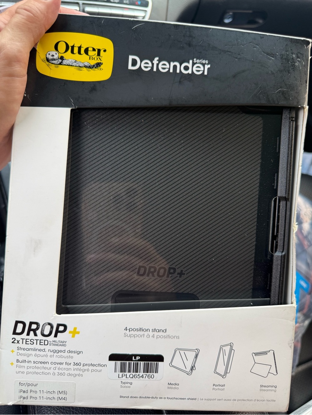 OtterBox Defender Series Rugged Black Tablet Case